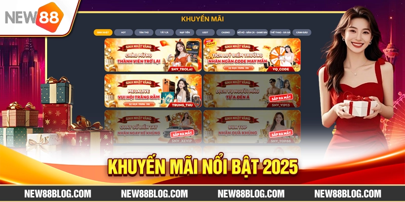 Giới Thiệu NEW88 – Nhà Cái Cá Cược Uy Tín 2025 4 Khuyến mãi nổi bật 2025