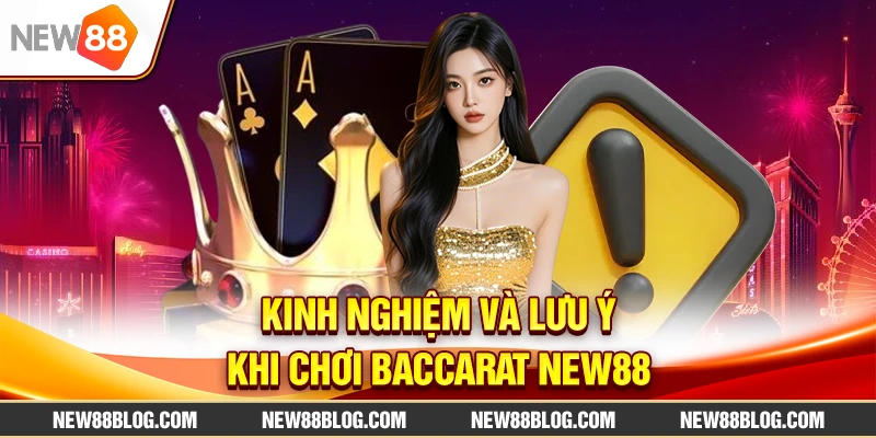 Kinh nghiệm và lưu ý khi chơi Baccarat New88